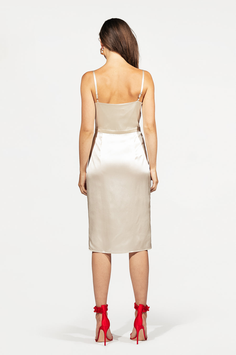 The Saturn Dress | moonstone | 100% silk