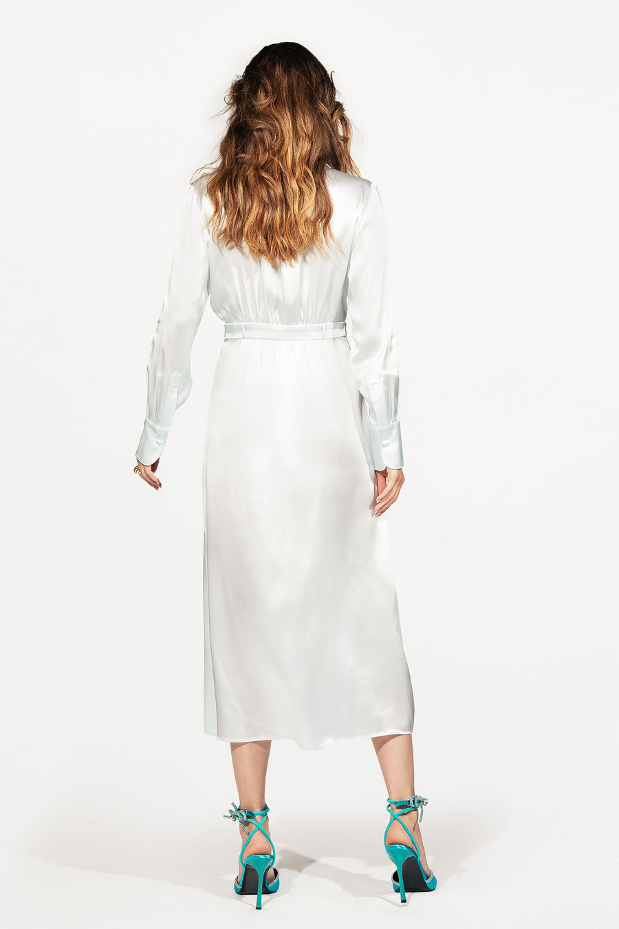 The Mercury Dress | aquamarine | 100% silk
